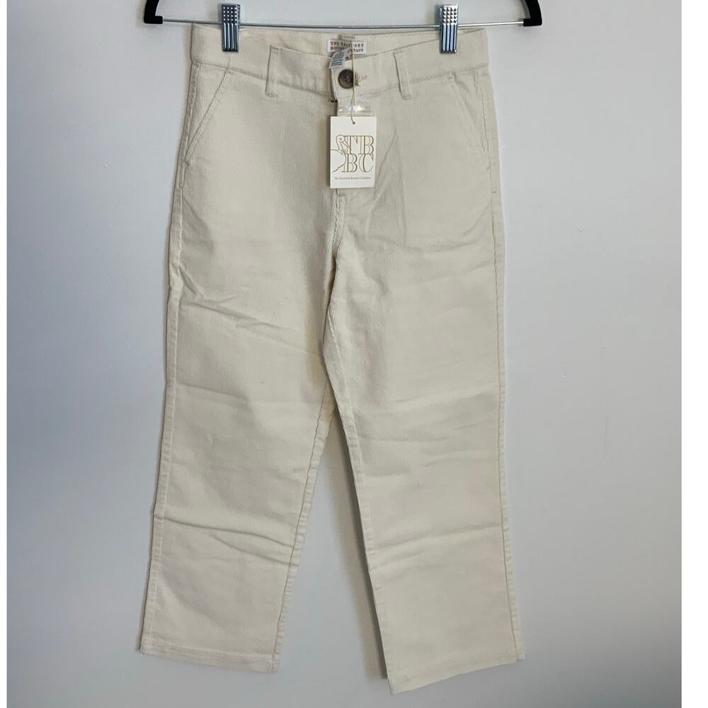 The Beaufort Bonnet Prep School Pants Saragosa Stone Corduroy Pants NWT size 10